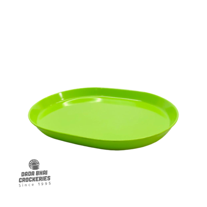 Oval-Tray-Green-rfl-italiano-melamine